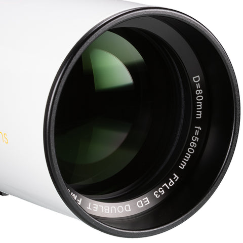LUNT LS80MT/B1800R&amp;P Multipurpose APO Telescope for Sun + Night-Sky