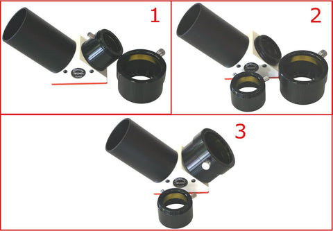 Lunt Solarsystems Adapter T2 na 2" za okularne 2"
