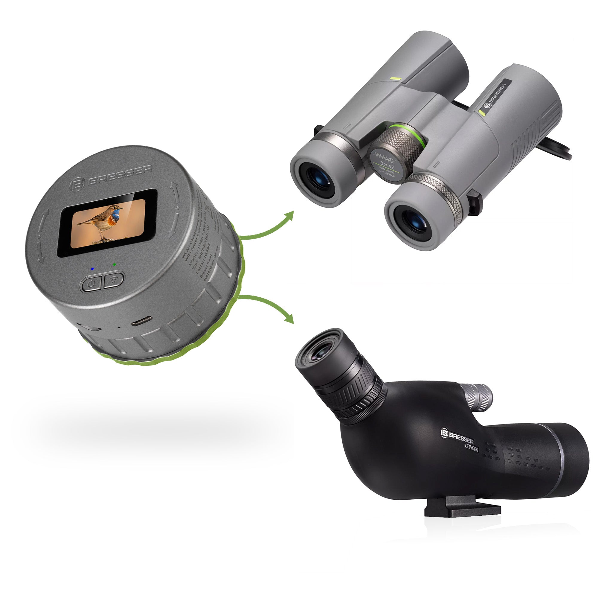 BRESSER WiFi Eyepiece Camera with Display