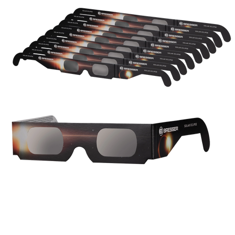 BRESSER Solar Eclipse Glasses (10 pieces) - Design B