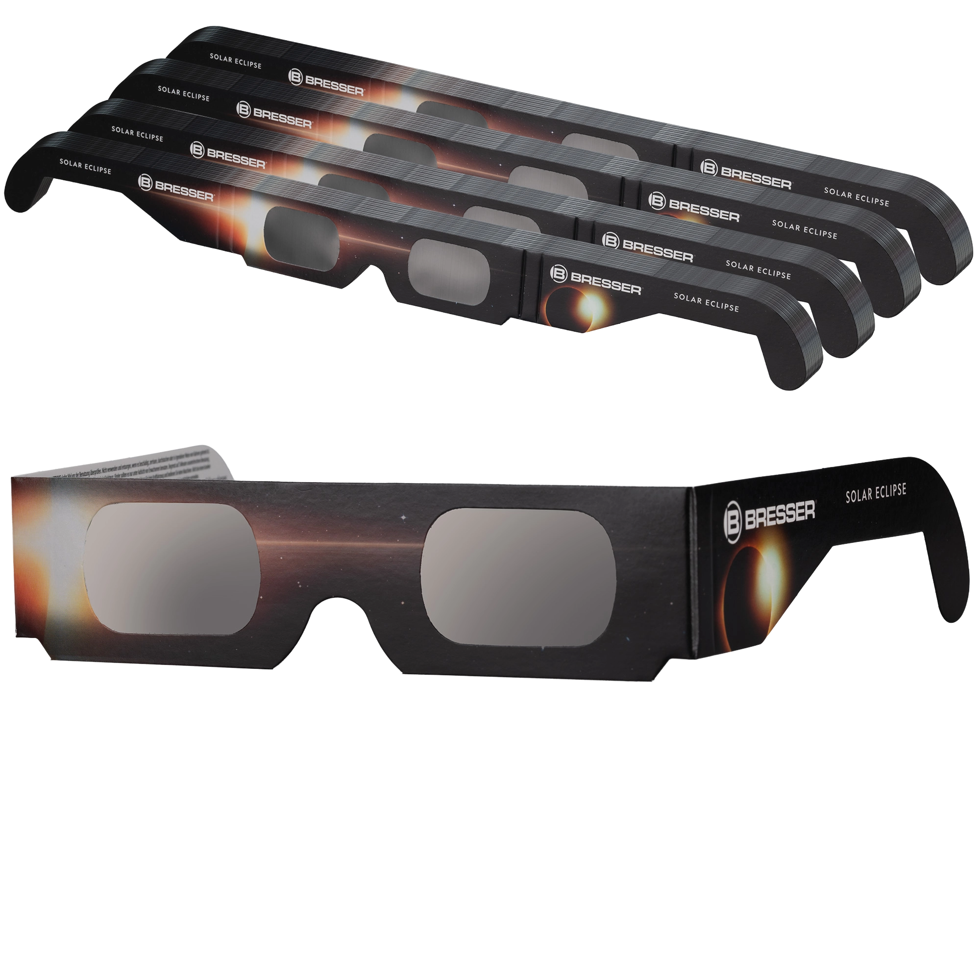 BRESSER Solar Eclipse Glasses (100 pieces) - Design B