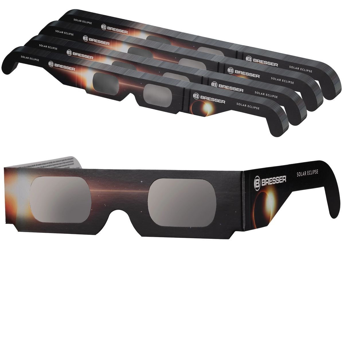 BRESSER Solar Eclipse Glasses (100 pieces) - Design B