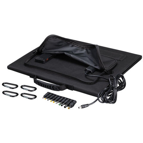 BRESSER Set Portable Power Supply 100W + Solar Panel 40W