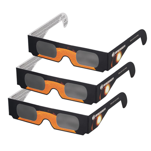 BRESSER Solar Eclipse Glasses (3 pieces) - Design A