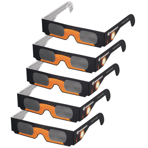 BRESSER Solar Eclipse Glasses (5 pieces) - Design A