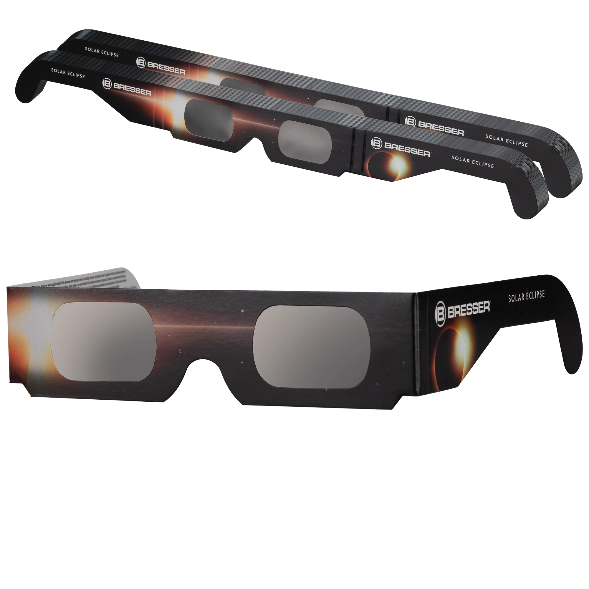 BRESSER Solar Eclipse Glasses (50 pieces) - Design B