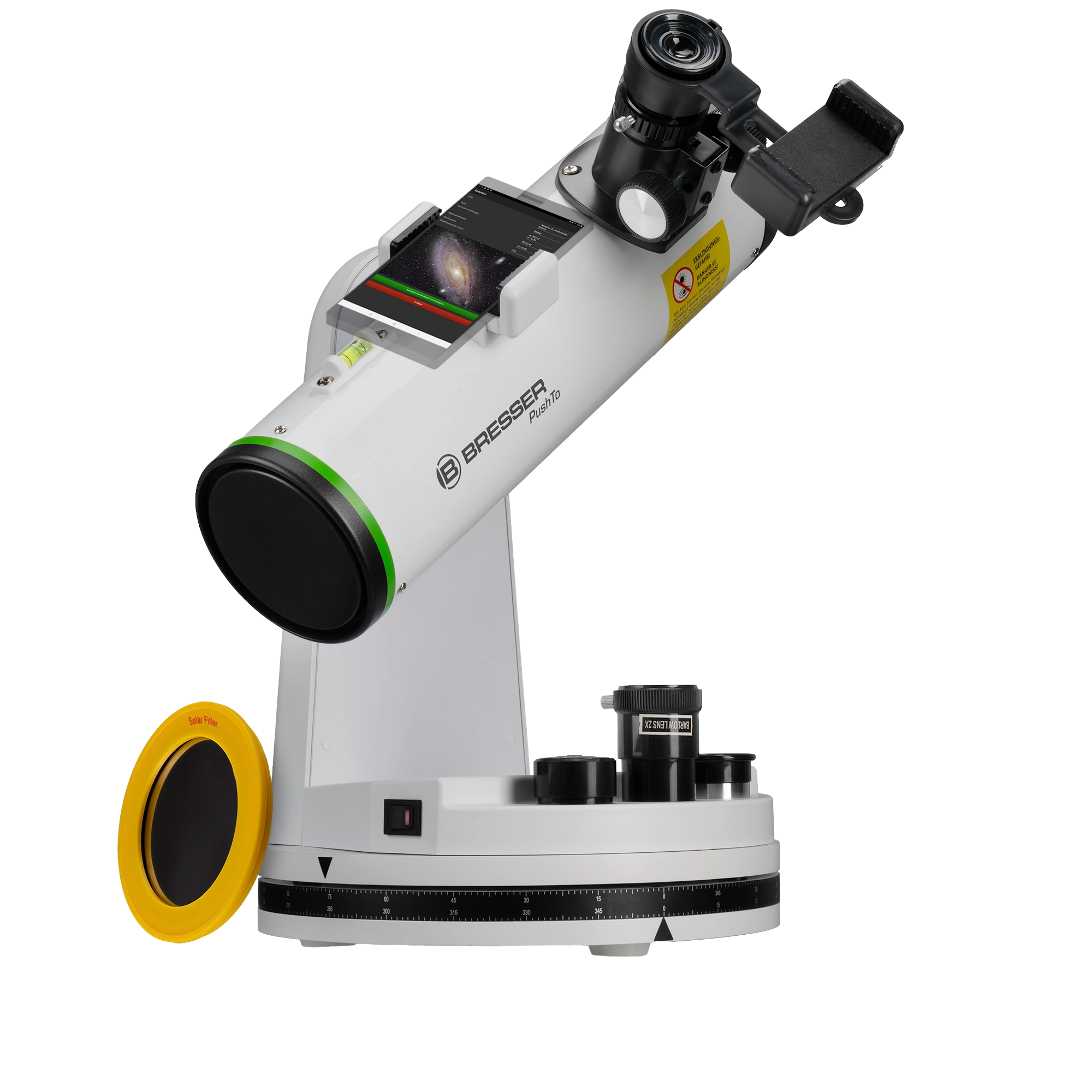 BRESSER PushTo NT-76/350 Smart Telescope