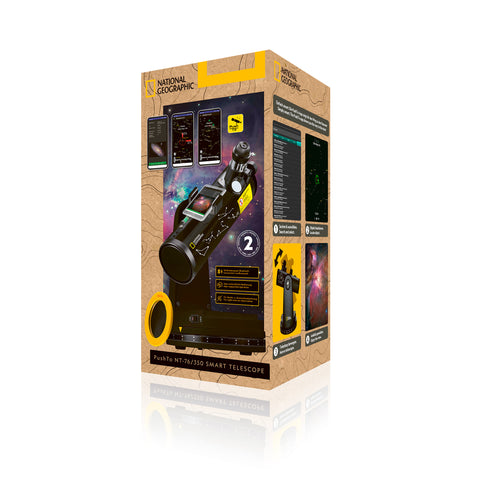 NATIONAL GEOGRAPHIC Smart Telescope PushTo NT-76/350