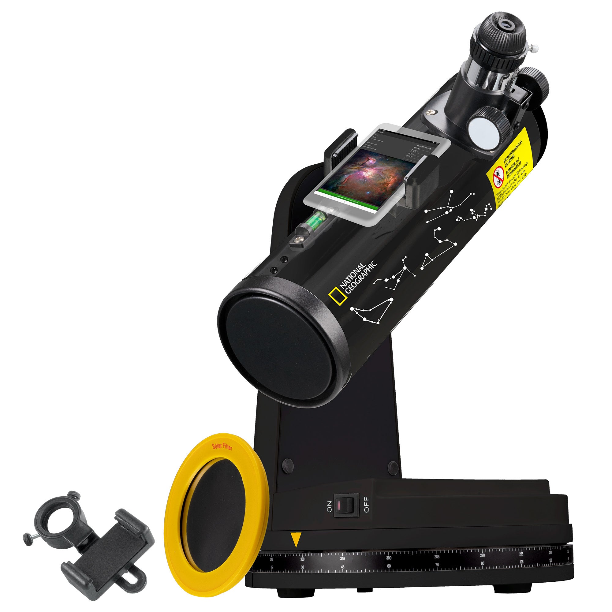 NATIONAL GEOGRAPHIC Smart Telescope PushTo NT-76/350