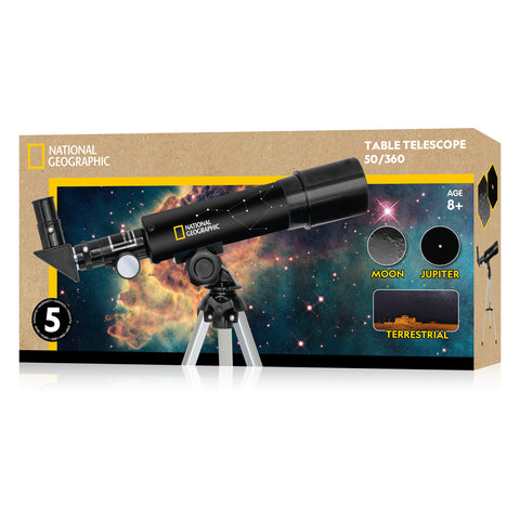 NATIONAL GEOGRAPHIC 50/360 Telescope with Table Tripod