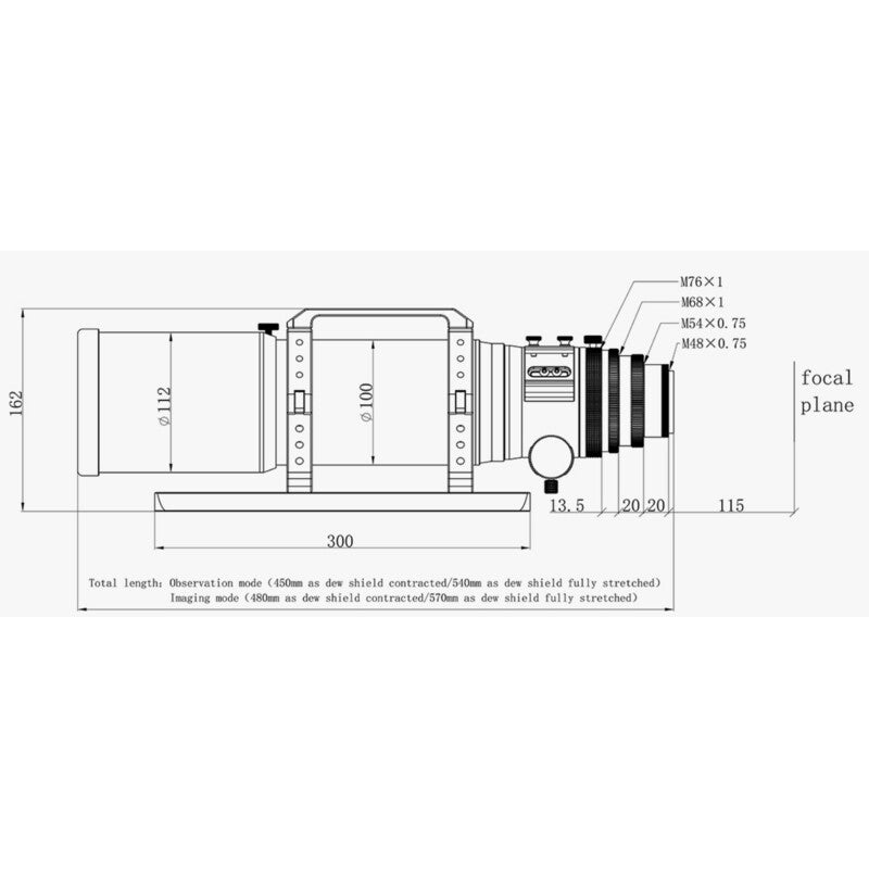 Askar 80PHQ - apokromatski refraktor AP 80/600 s tripletom (8)