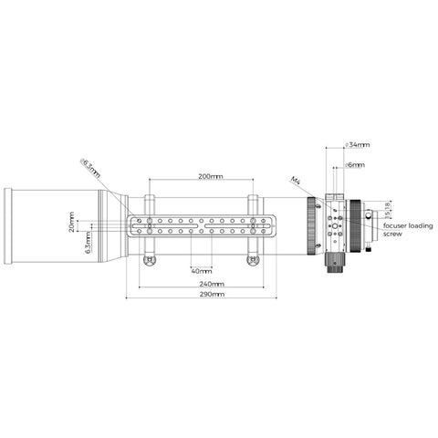 Askar AP 120/840 apokromatski refraktor s tripletom (6)