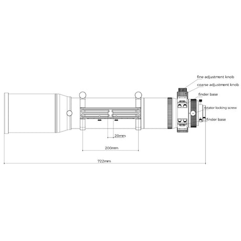Askar AP 120/840 apokromatski refraktor s tripletom (5)