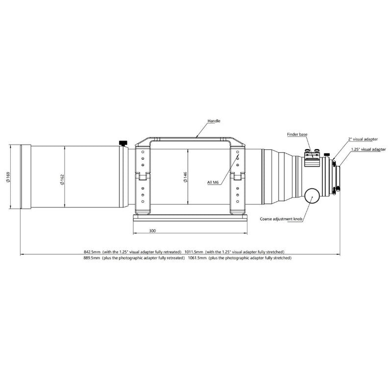 Askar 130PHQ OTA - apokromat AP 130/1000 s kvadrupletom (3)