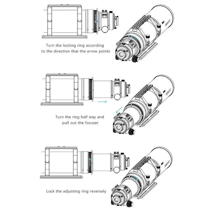 Askar AP 185/1295 apokromatski refraktor, triplet (4)