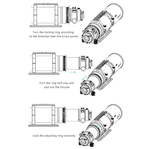 Askar AP 185/1295 apokromatski refraktor, triplet (4)