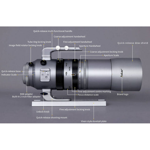 Askar SQA55 apokromat AP 55/264, petelementni (5)