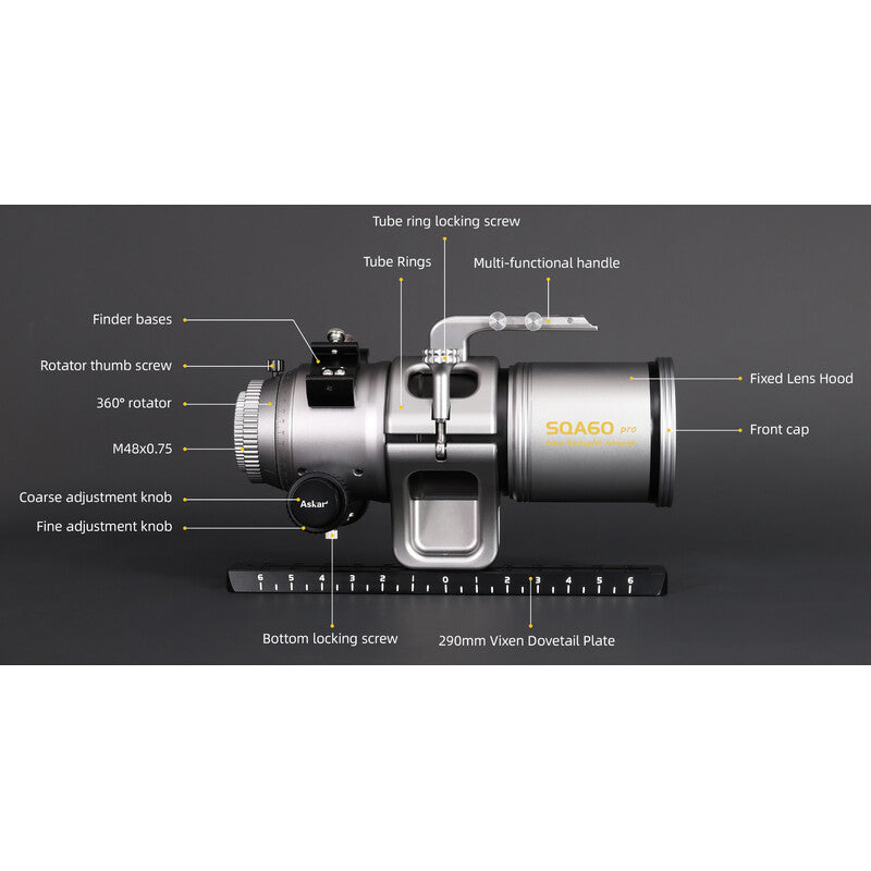 Askar SQA60 Pro apokromat AP 60/276, f/4,6 (7)