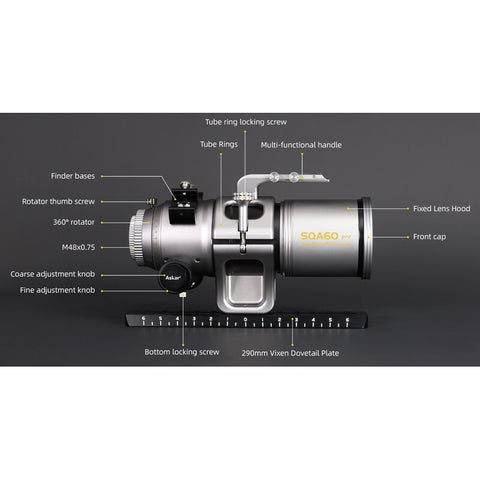Askar SQA60 Pro apokromat AP 60/276, f/4,6 (7)