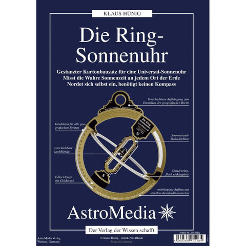 AstroMedia komplet - obročasta sončna ura (2)