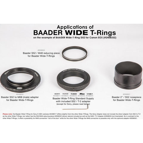 Baader T-obroč Wide-T T2/S52 za Nikon Z (5)