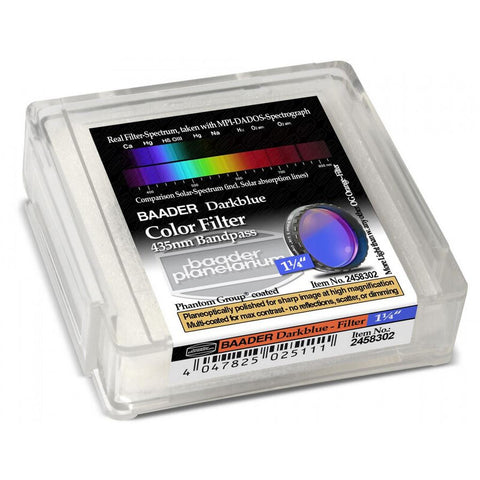 Baader temno modri filter 435 nm, 1,25" (3)