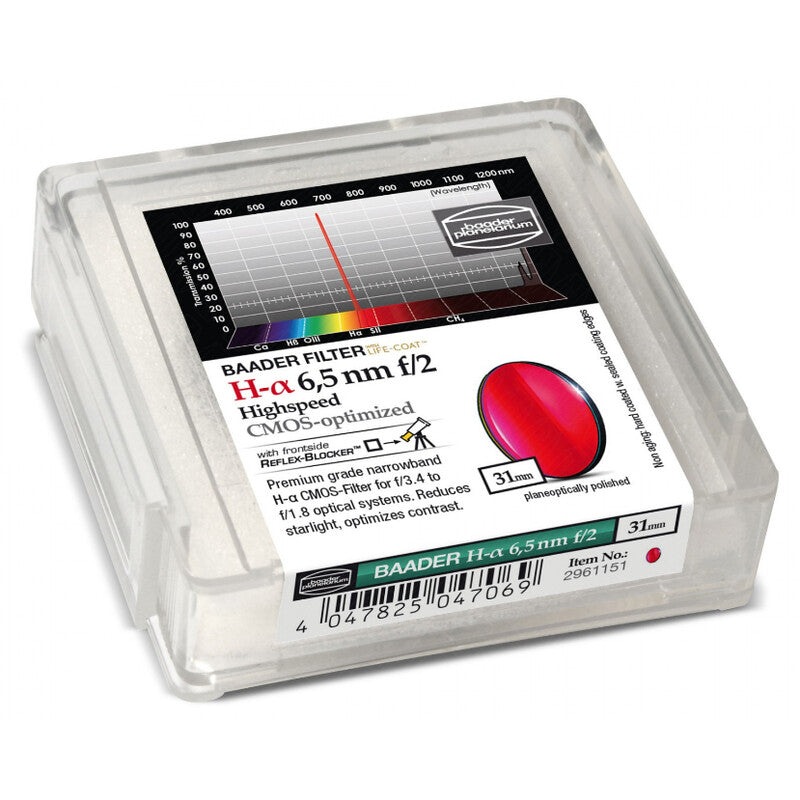 Baader H-alpha CMOS f/2 Highspeed filter 31 mm (2)