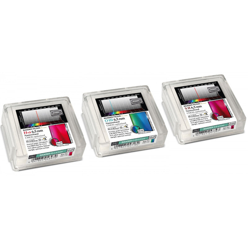 Baader komplet filtrov H-alfa/OIII/SII CMOS 65 x 65 mm (2)
