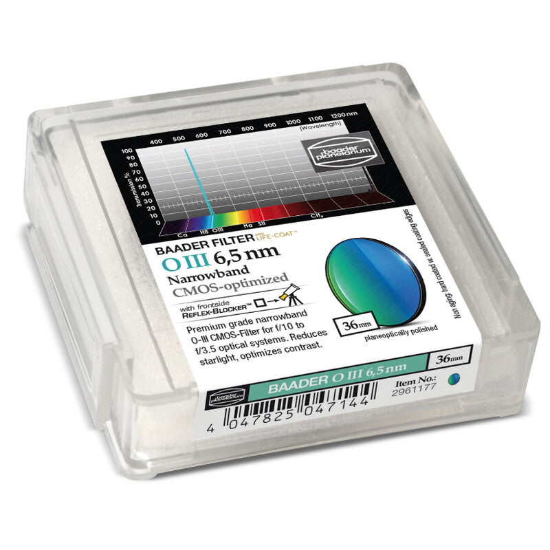 Baader OIII CMOS ozkopasovni filter 36 mm (2)