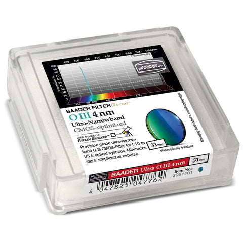 Baader OIII CMOS Ultra-Narrowband ozkopasovni filter 31 mm (2)