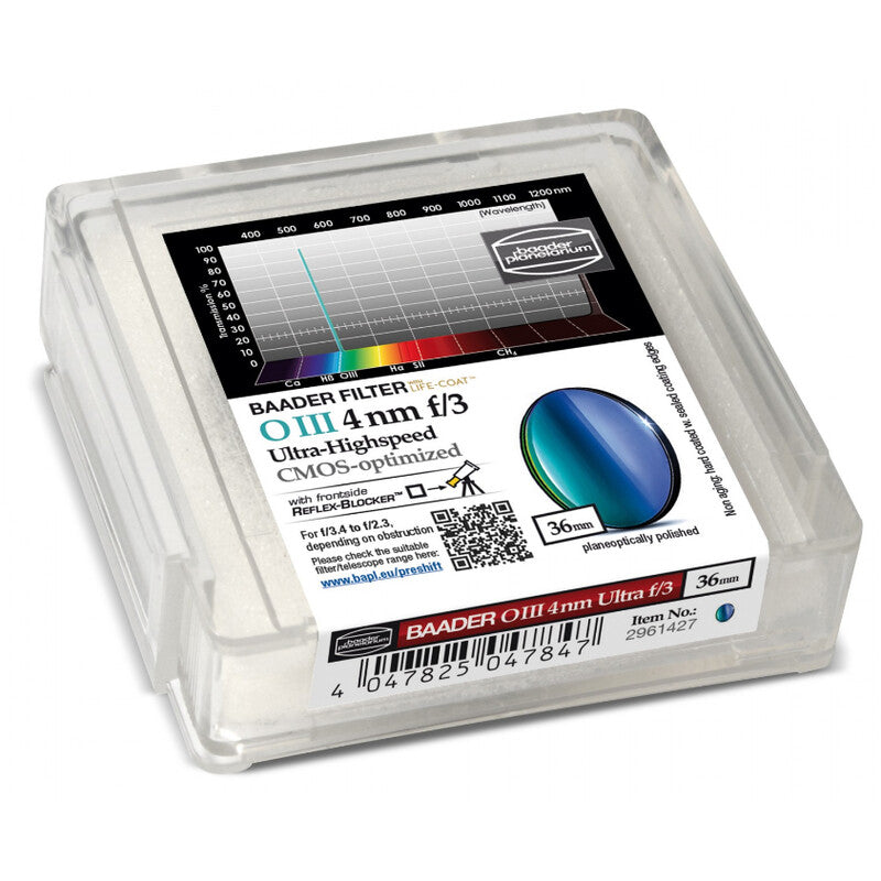Baader OIII CMOS f/3 Ultra-Highspeed filter 36 mm (2)