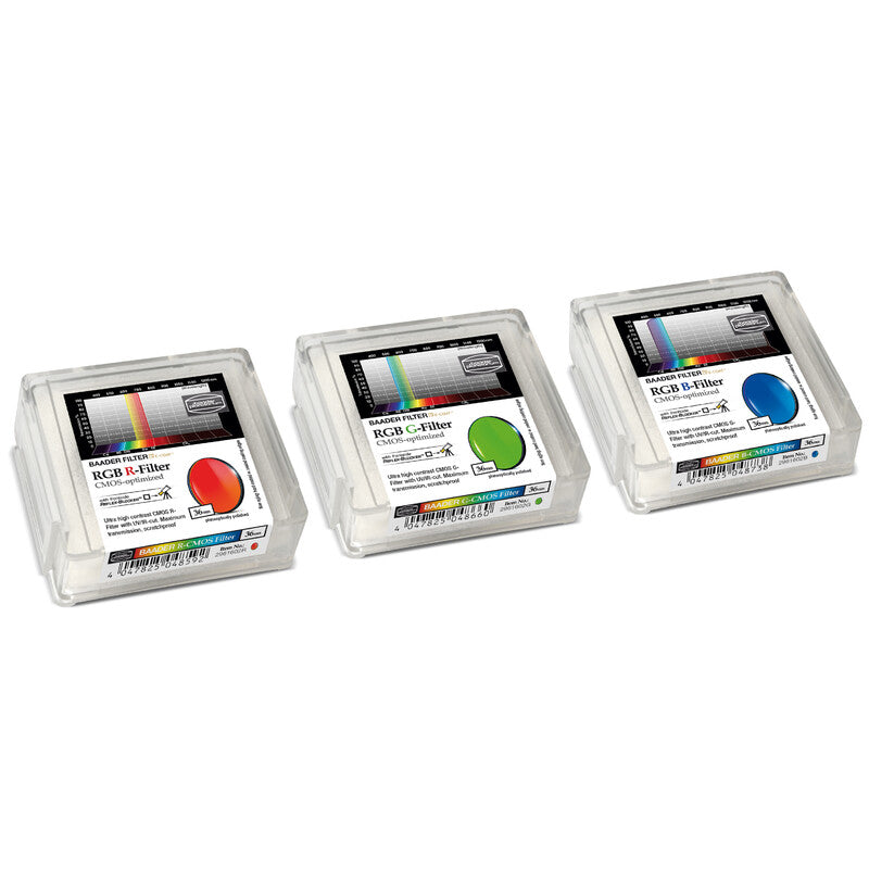 Baader komplet filtrov RGB CMOS 36 mm, 3 kosi (2)