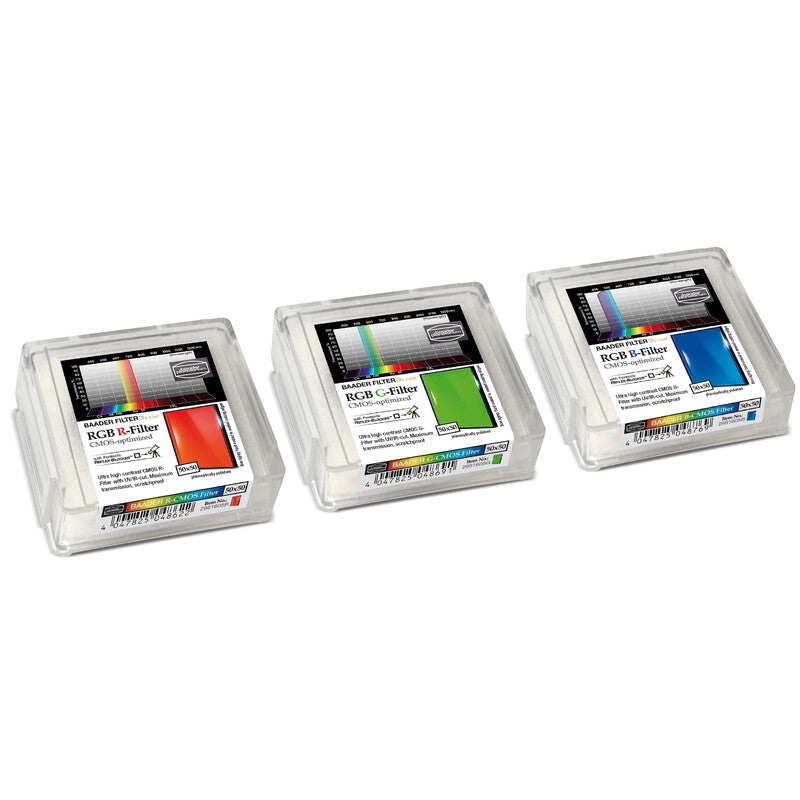 Baader komplet filtrov RGB CMOS 50 x 50 mm, 3 kosi (2)