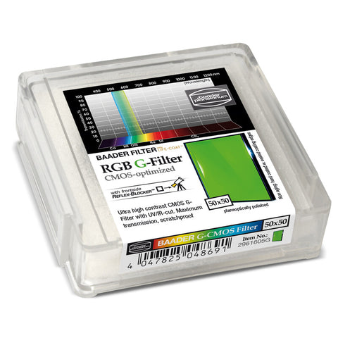 Baader zeleni filter RGB-G CMOS 50 x 50 mm (2)