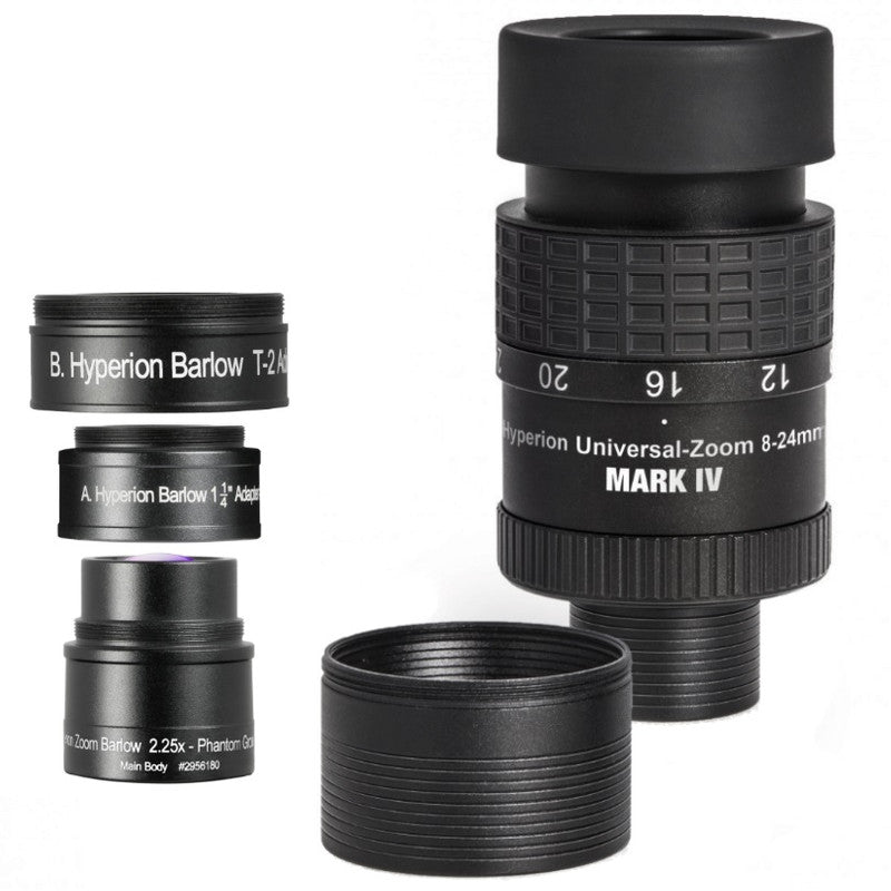Baader Hyperion zoom okular 8-24 mm s kompletom Barlow 2,25x (1)