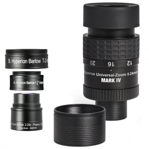 Baader Hyperion zoom okular 8-24 mm s kompletom Barlow 2,25x (1)