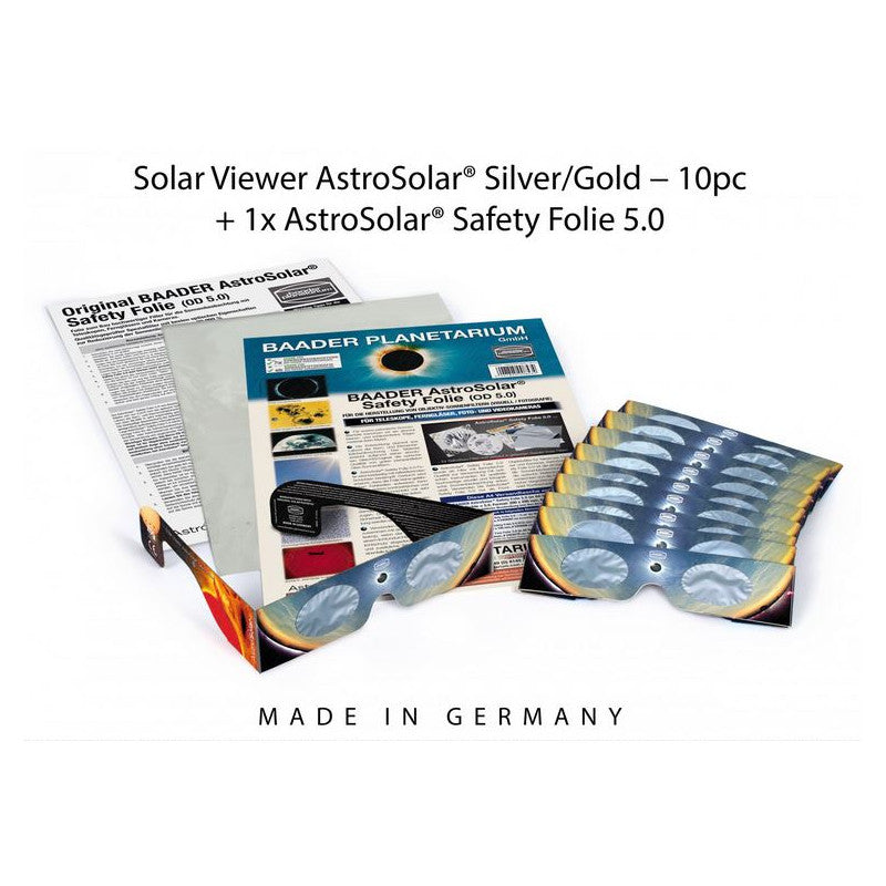 Baader AstroSolar komplet: 10 očal in folija (1)