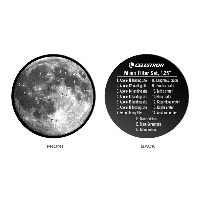 Celestron komplet štirih filtrov za Luno 1,25 palca (2)