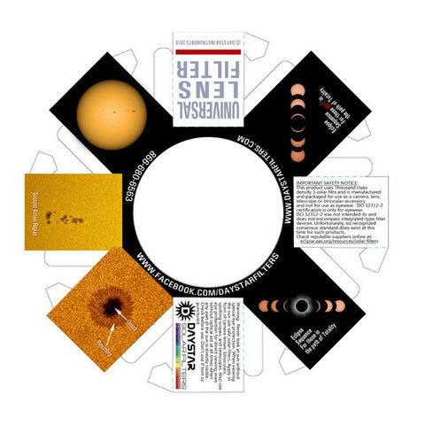 DayStar ULF-90-2 sončna filtra za daljnogled, 2 kosa (2)