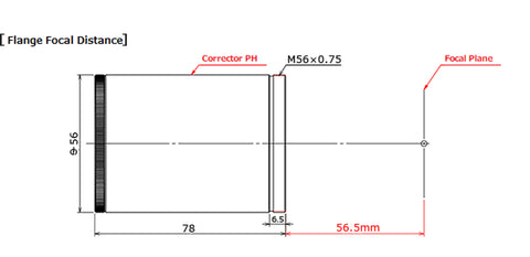 Vixen Coma Corrector PH for R200SS Newtonian