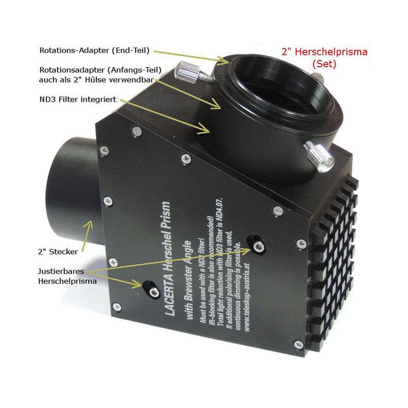 Lacerta 2" Herschlova prizma s filtrom ND3 (2)