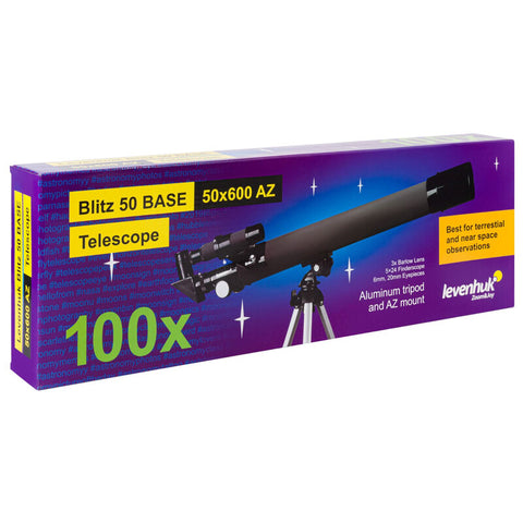 Levenhuk Blitz 50 BASE AZ refraktor AC 50/600 (4)