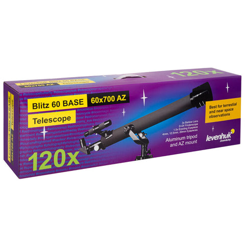 Levenhuk Blitz 60 BASE AZ refraktor AC 60/700 (5)