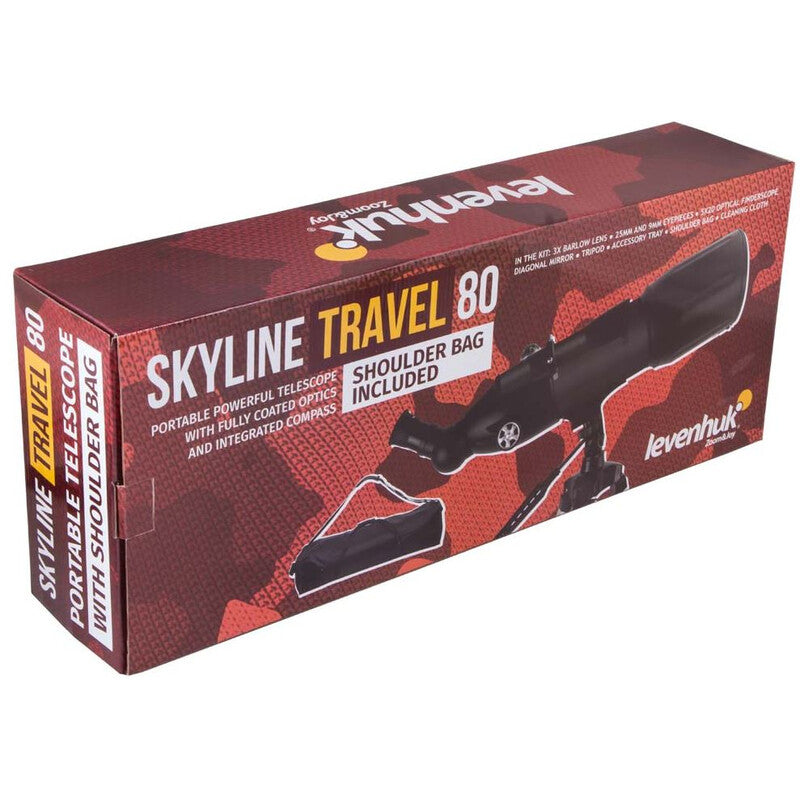 Levenhuk Skyline Travel AZ 80/400 - sirokokotni refraktor (6)
