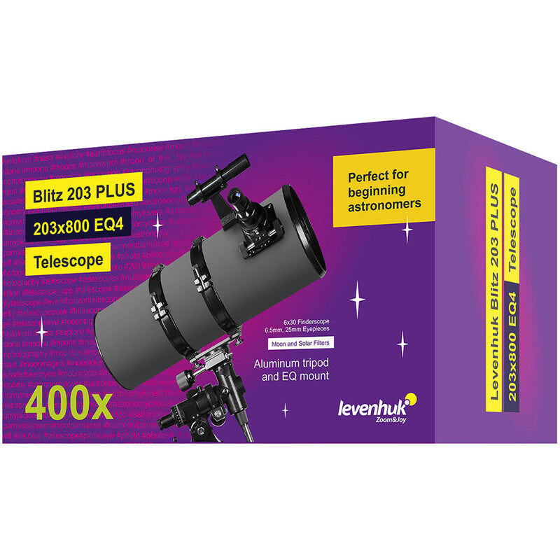 Levenhuk Blitz 203 PLUS EQ - Newtonov teleskop 203/800 (3)