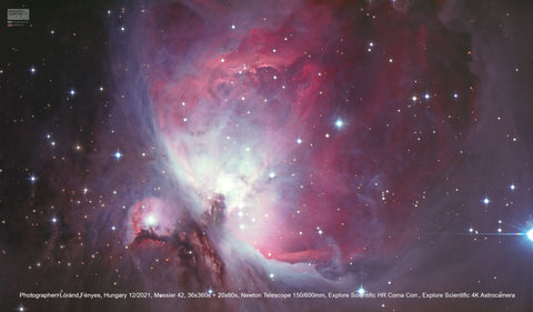 EXPLORE SCIENTIFIC 4K DEEP SKY ASTRO Camera &amp; Guider 8,3 MP II