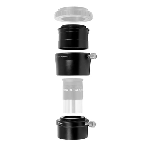 Omegon 2" projekcijski adapter z navojem T2 (4)