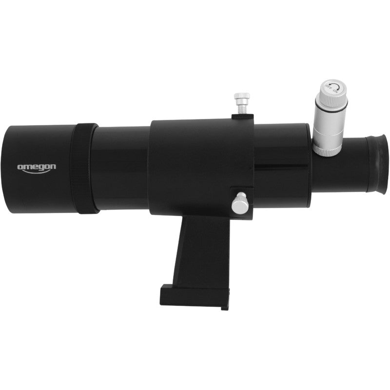 Omegon 9x50 iskalo z osvetljenim nitnim križem, črno (1)