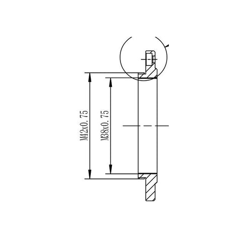 Omegon adapter 12,5 mm za kamere veTEC in ATR3 (3)