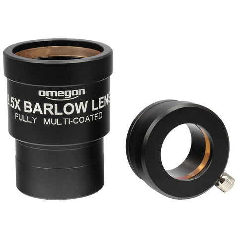 Omegon Barlowova leča 2,5x, 2", štiri leče (2)